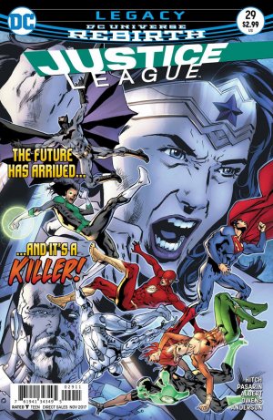 couverture, jaquette Justice League 29  - Legacy 4Issues V3 - Rebirth (2016 - 2018) (DC Comics) Comics