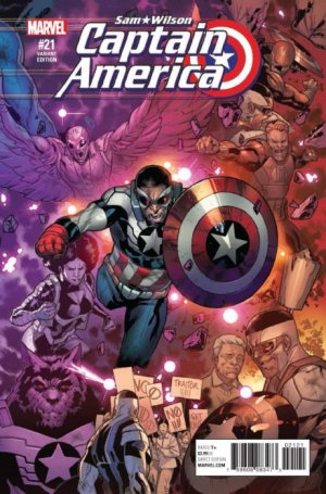 Sam Wilson - Captain America 21 - (Connecting Variant)