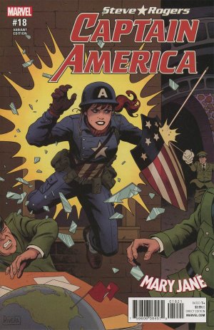 couverture, jaquette Captain America - Steve Rogers 18  - (Mary Jane Variant)Issues (2016 - 2017) (Marvel) Comics