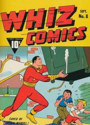 WHIZ Comics 8 - SAVED BY CAPTAIN MARVEL!