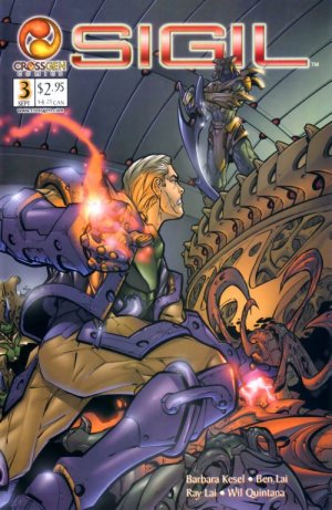 couverture, jaquette Sigil 3  - Sigil-Bearer vs. Saurian!Issues (2000 - 2003) (CrossGen Comics) Comics