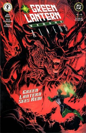 couverture, jaquette Green Lantern vs Aliens 4  - Green Lantern Sees Red!Issues (2000) (Dark Horse Comics) Comics