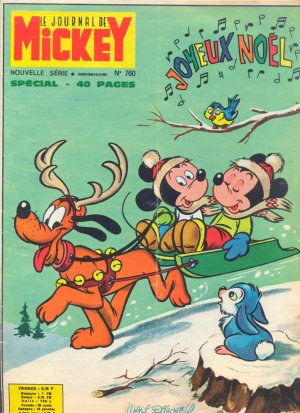 couverture, jaquette Le journal de Mickey 760  (Disney) Magazine