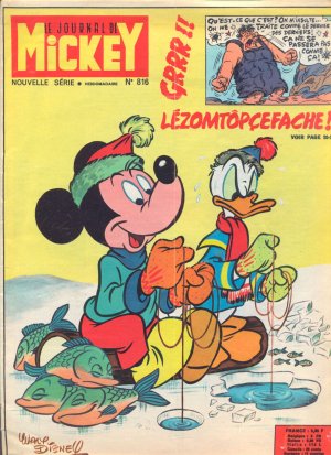 couverture, jaquette Le journal de Mickey 816  (Disney) Magazine
