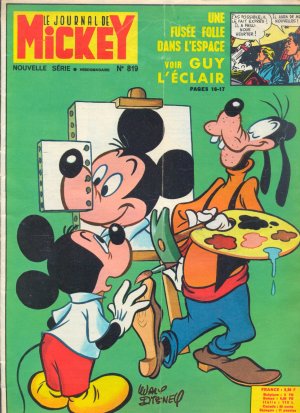 couverture, jaquette Le journal de Mickey 819  (Disney) Magazine