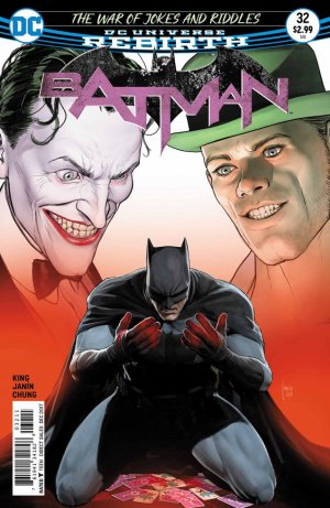 couverture, jaquette Batman 32  - The War of Jokes and Riddles - FinaleIssues V3 (2016 - Ongoing) - Rebirth (DC Comics) Comics