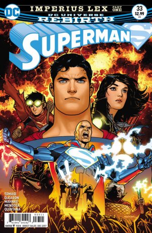 couverture, jaquette Superman 33  - Imperius Lex Part 1: The Super Man Who Would Be KingIssues V4 (2016 - 2018) (DC Comics) Comics