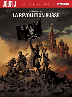 couverture, jaquette Jour J 4  - La révolution russeEdition Spéciale (delcourt bd) BD
