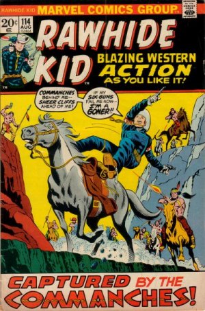 The Rawhide Kid 114 - Captured By The Commanches!