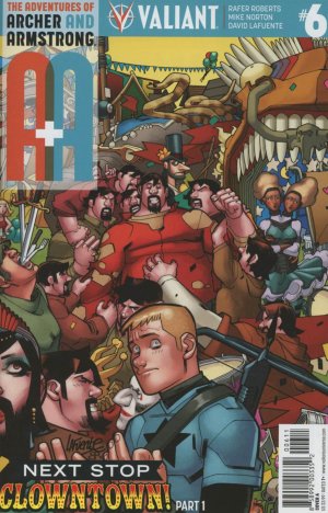 couverture, jaquette A+A - Les aventures d’Archer et Armstrong 6 Issues V1 (2016 - 2017) (Valiant Comics) Comics