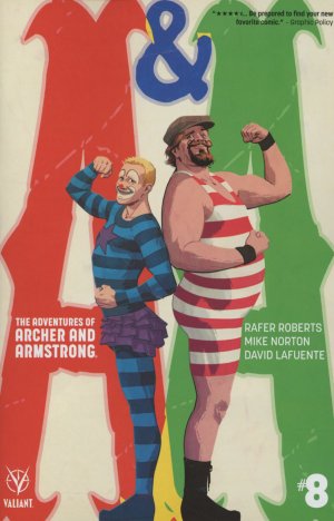 couverture, jaquette A+A - Les aventures d’Archer et Armstrong 8 Issues V1 (2016 - 2017) (Valiant Comics) Comics