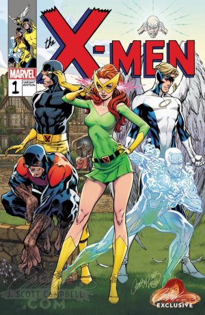 X-Men - Blue 1 - J. Scott Campbell Cover B