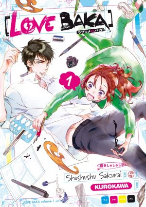 couverture, jaquette Love Baka 1  (Kurokawa) Manga