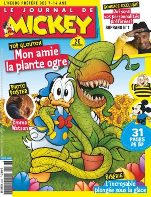 couverture, jaquette Le journal de Mickey 3378  (Disney) Magazine