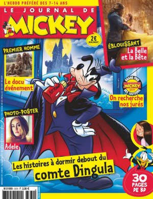 couverture, jaquette Le journal de Mickey 3379  (Disney) Magazine