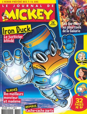 couverture, jaquette Le journal de Mickey 3384  (Disney) Magazine