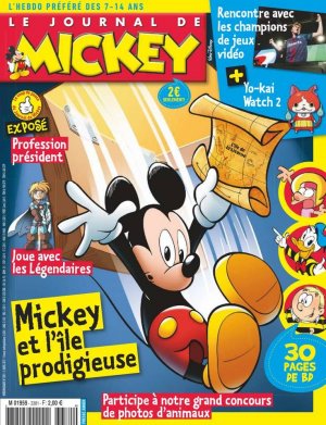 couverture, jaquette Le journal de Mickey 3381  (Disney) Magazine