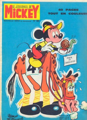 couverture, jaquette Le journal de Mickey 986  (Disney) Magazine