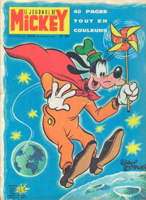 couverture, jaquette Le journal de Mickey 987  (Disney) Magazine