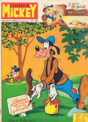 couverture, jaquette Le journal de Mickey 901  (Disney) Magazine