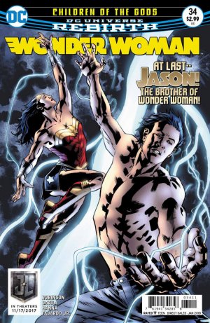 couverture, jaquette Wonder Woman 34  - 34 - At Least.. Jason! The Brother of Wonder Woman!Issues V5 - Rebirth (2016 - 2019) (DC Comics) Comics