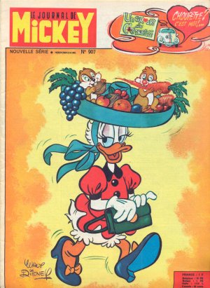 couverture, jaquette Le journal de Mickey 907  (Disney) Magazine