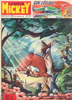couverture, jaquette Le journal de Mickey 913  (Disney) Magazine