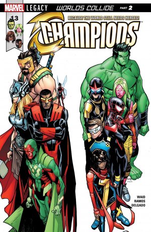 couverture, jaquette Champions 13  - Back to Back with AvengersIssues V2 (2016 - 2018) (Marvel) Comics