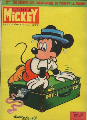 couverture, jaquette Le journal de Mickey 643  (Disney) Magazine