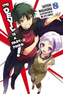 couverture, jaquette Hataraku Maou-Sama! 8  (Yen Press) Light novel