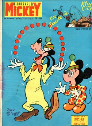 couverture, jaquette Le journal de Mickey 820  (Disney) Magazine