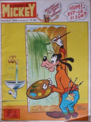 couverture, jaquette Le journal de Mickey 856  (Disney) Magazine