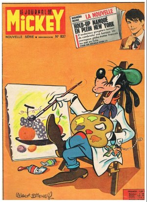 couverture, jaquette Le journal de Mickey 837  (Disney) Magazine