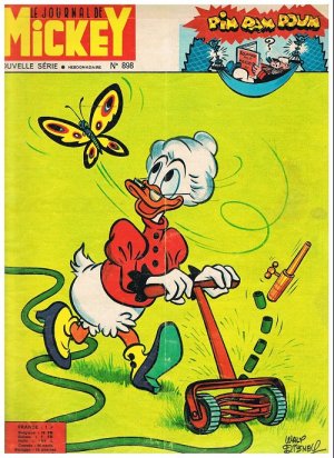 couverture, jaquette Le journal de Mickey 898  (Disney) Magazine