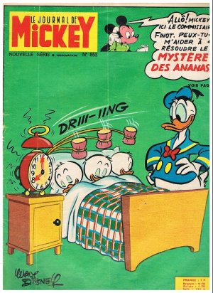 couverture, jaquette Le journal de Mickey 853  (Disney) Magazine