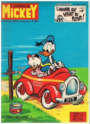 couverture, jaquette Le journal de Mickey 887  (Disney) Magazine