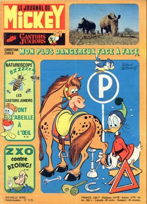 couverture, jaquette Le journal de Mickey 1179  (Disney) Magazine
