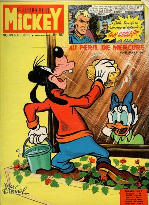 couverture, jaquette Le journal de Mickey 787  (Disney) Magazine
