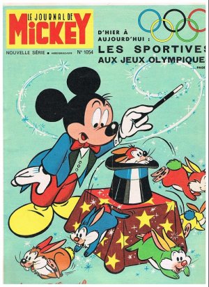 couverture, jaquette Le journal de Mickey 1054  (Disney) Magazine