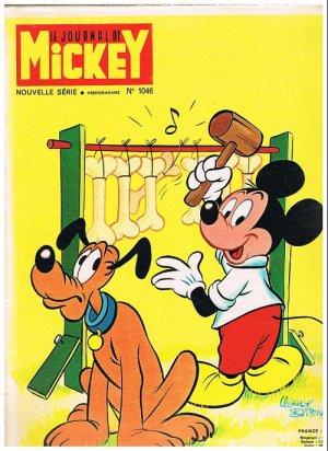 couverture, jaquette Le journal de Mickey 1046  (Disney) Magazine