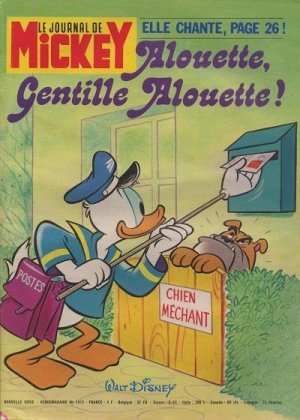 couverture, jaquette Le journal de Mickey 1413  (Disney) Magazine