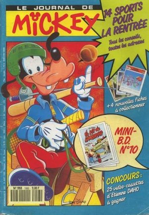 couverture, jaquette Le journal de Mickey 1993  (Disney) Magazine