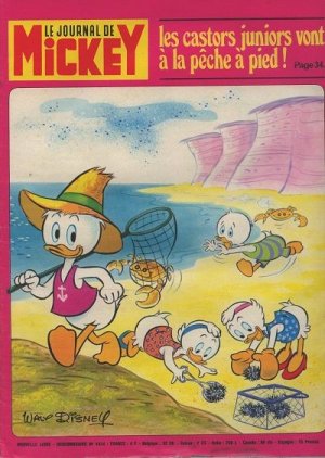 couverture, jaquette Le journal de Mickey 1414  (Disney) Magazine
