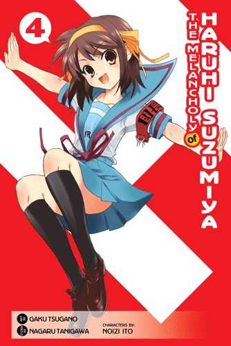 couverture, jaquette La Mélancolie de Haruhi Suzumiya 4 Américaine (Yen Press) Manga