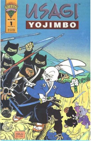couverture, jaquette Usagi Yojimbo 1  - Shades of Green, Part 1Issues V2 (1993 - 1995) (Mirage Publishing) Comics