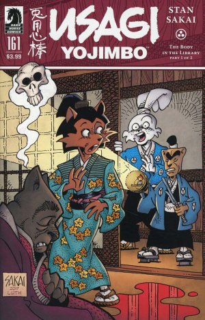 couverture, jaquette Usagi Yojimbo 161  - The Body in the Library Part 1Issues V3 Suite (2015 - Ongoing) (Dark Horse Comics) Comics