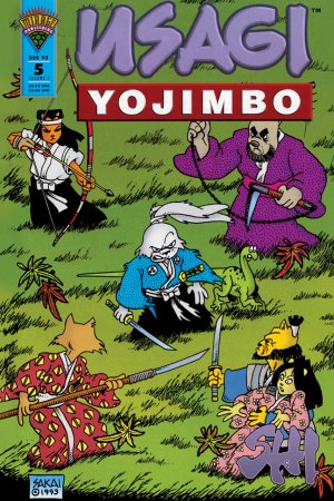 couverture, jaquette Usagi Yojimbo 5  - Shi, Part 2Issues V2 (1993 - 1995) (Mirage Publishing) Comics