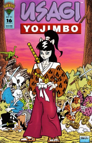 couverture, jaquette Usagi Yojimbo 16  - A Meeting of StrangersIssues V2 (1993 - 1995) (Mirage Publishing) Comics