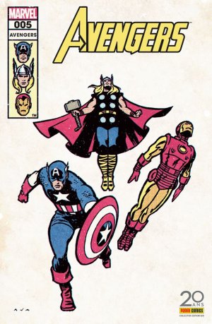 Avengers 5 - Couverture Variant exclusive 20 ans Panini Comics (David Aja) disponible uniquement en kiosques