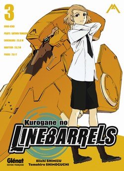 couverture, jaquette Kurogane no Linebarrels 3  (Glénat Manga) Manga